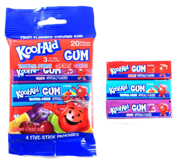 Kool-Aid Gum 4 Pack 1.76 oz.