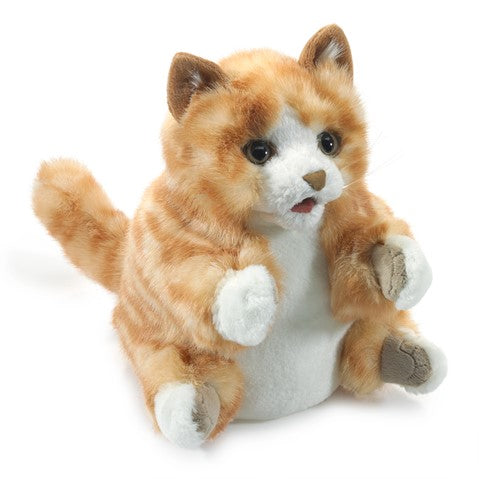 Orange Tabby Kitten Hand Puppet #2845