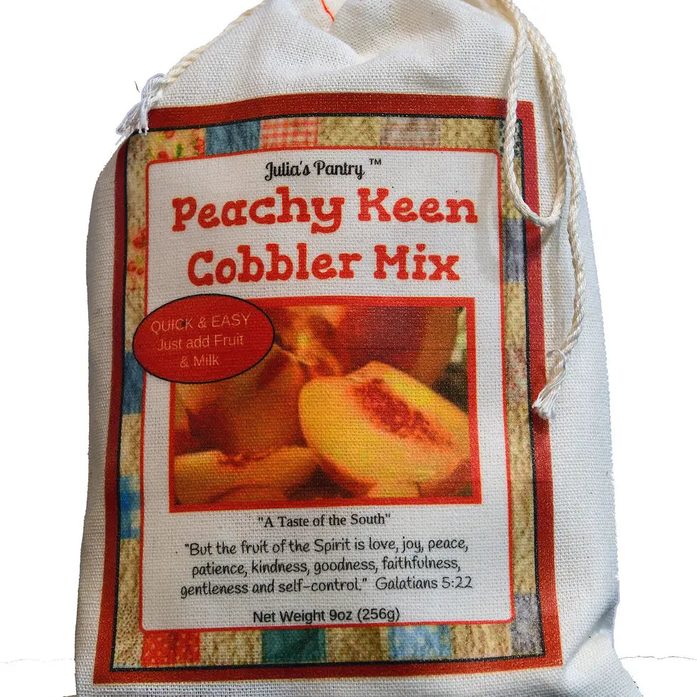 Julia's Pantry Peachy Keeny Cobbler Mix, 9 oz.