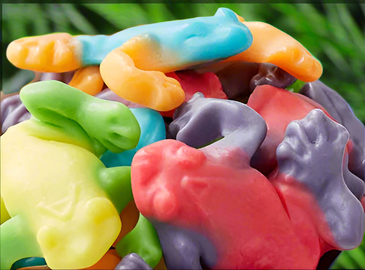 CCF Gummy Rainbow Frogs, 8 oz.