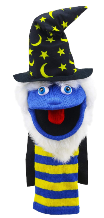 Wizard- Knitted Puppet