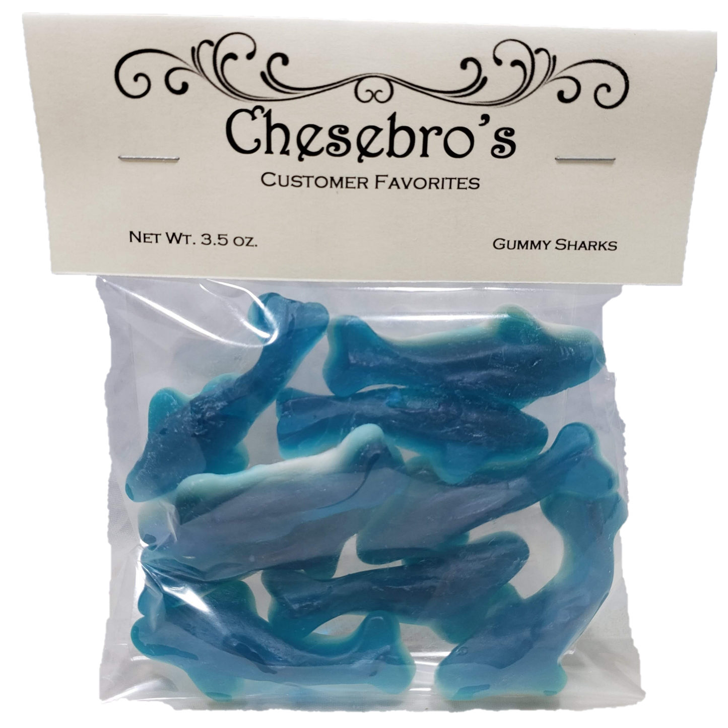 Gummy Sharks, 3.5 Ounces