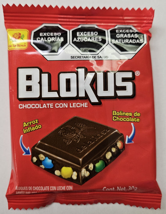 De la Rosa Blokus Chocolate con Leche 30 grams