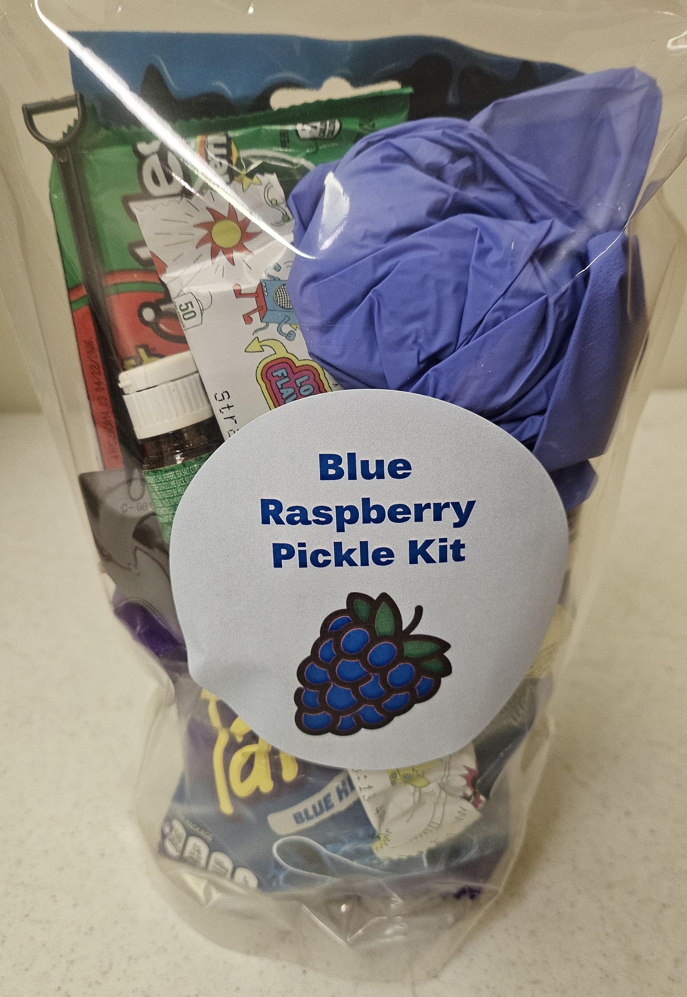 Blue Raspberry Pickle Kit – Old North State Candy and Gifts