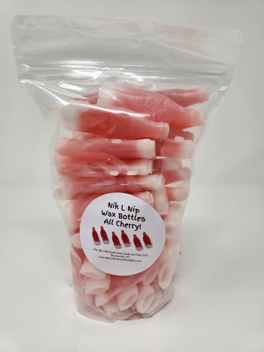 Bulk Wax Candy Bottles ALL CHERRY - One Pound