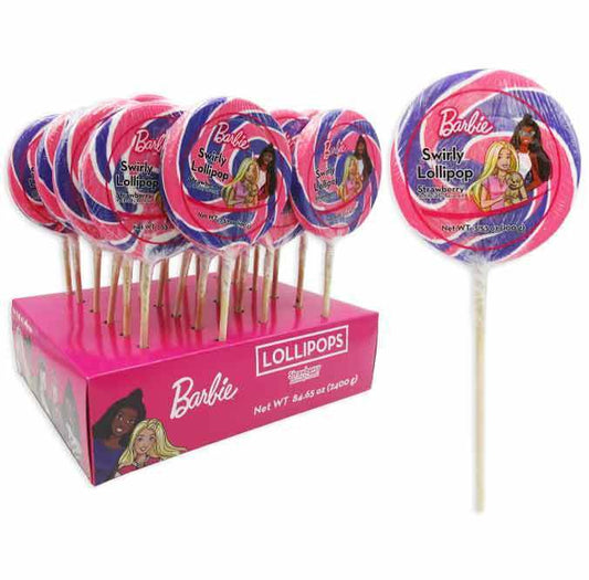 Barbie Swirly Lollipop 3.35 oz.