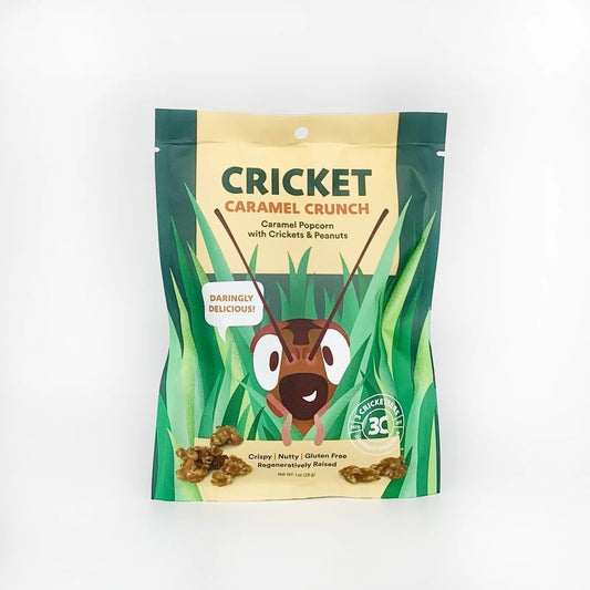 3 Cricketeers Cricket Caramel Crunch Popcorn, 1 oz.