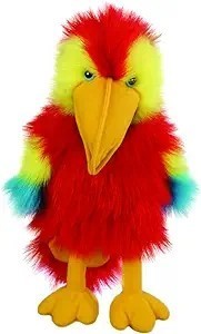 Baby Birds Hand Puppet - Scarlet Macaw