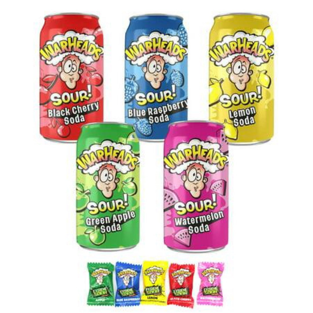 Warheads Sour Soda Blue Raspberry