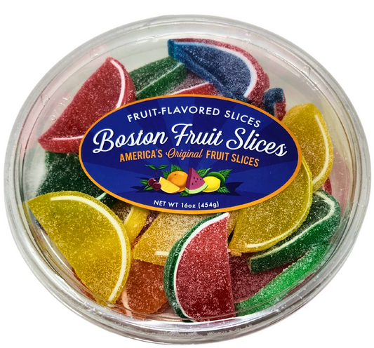 Boston Fruit Slices Assorted Flavors - 1 Pound Tub