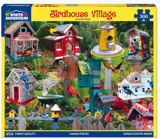 Birdhouse Village (1137pz) 500 Piece Puzzle