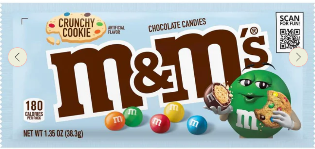 M&M’s Crunchy Cookie, 1.35 oz.