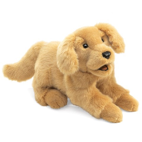 Golden Retreiver Puppy Hand Puppet #2862