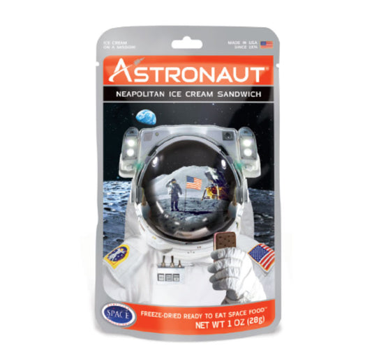 Astronaut Freeze Dried Neapolitan Ice Cream Sandwich, 1 oz.