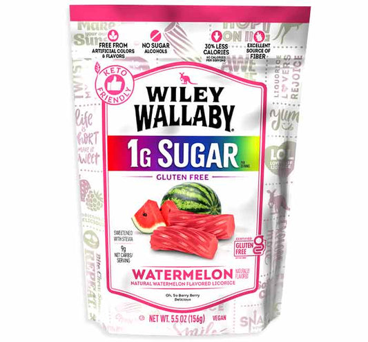 Wiley Wallaby 1g Sugar Watermelon Licorice 5.5 oz.