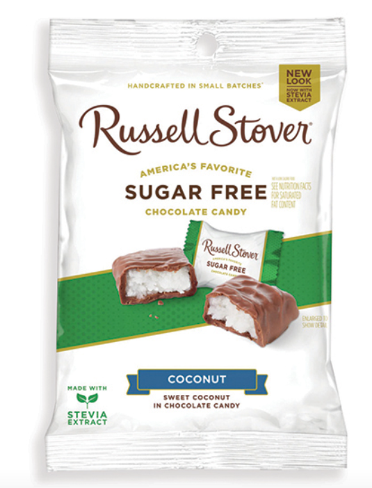Russell Stover Sugar Free Coconut, 2.5 oz.
