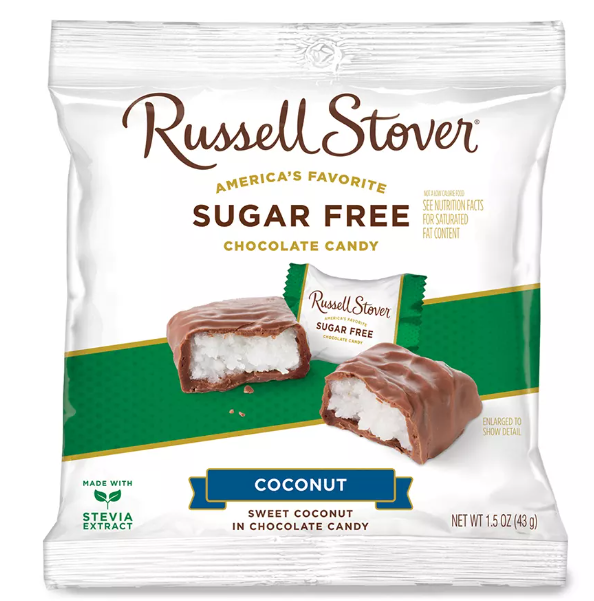 Russell Stover Sugar Free Coconut, 1.5 oz.