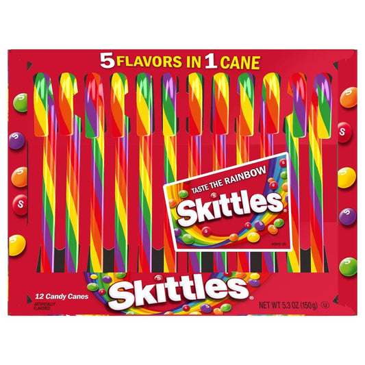 Skittles Candy Canes, 5.3 oz.
