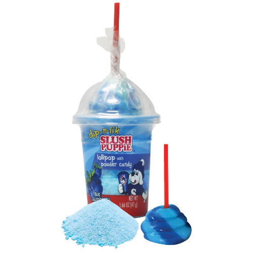 Slush Puppie Lollipop with Candy Powder, 1.65 oz.
