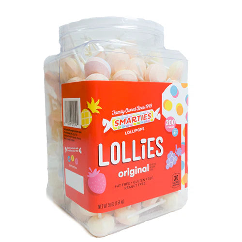 Smarties Lollies Original, 200 pieces