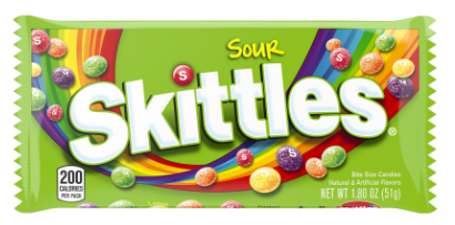 Skittles Sour, 1.8 oz.