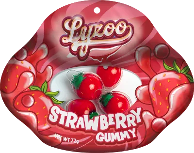 Lyzoo Strawberry Gummies, 0.72g