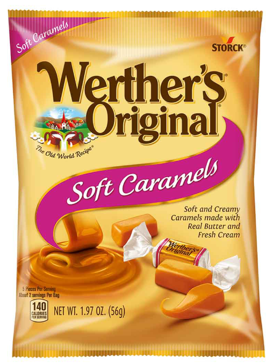 Werther's Soft Caramels, 1.97 oz