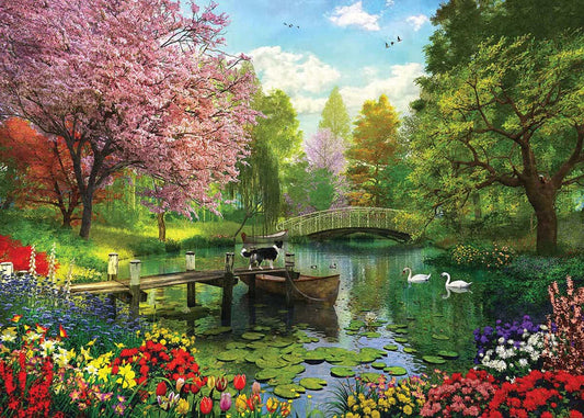 Forest Lake (1274pz) - 1000 Piece Jigsaw Puzzle
