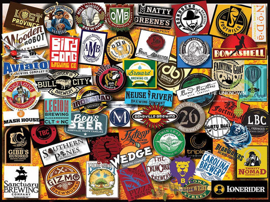 North Carolina Craft Beer (1324pz) -1000 Piece Jigsaw Puzzle