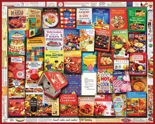 Betty Crocker Cookbooks (1358pz) 1000 piece puzzle