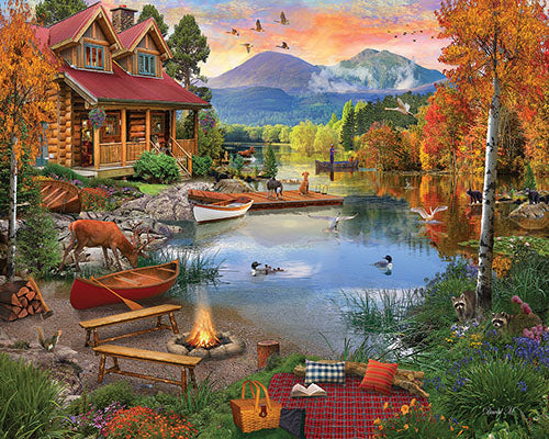 Paradise Lake (1602pz) - 1000 Piece Jigsaw Puzzle