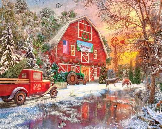 Christmas Tree Farm 1,000 piece puzzle