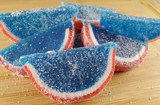 Gourmet Blue Raspberry Fruit Slices, 4.0 Ounces