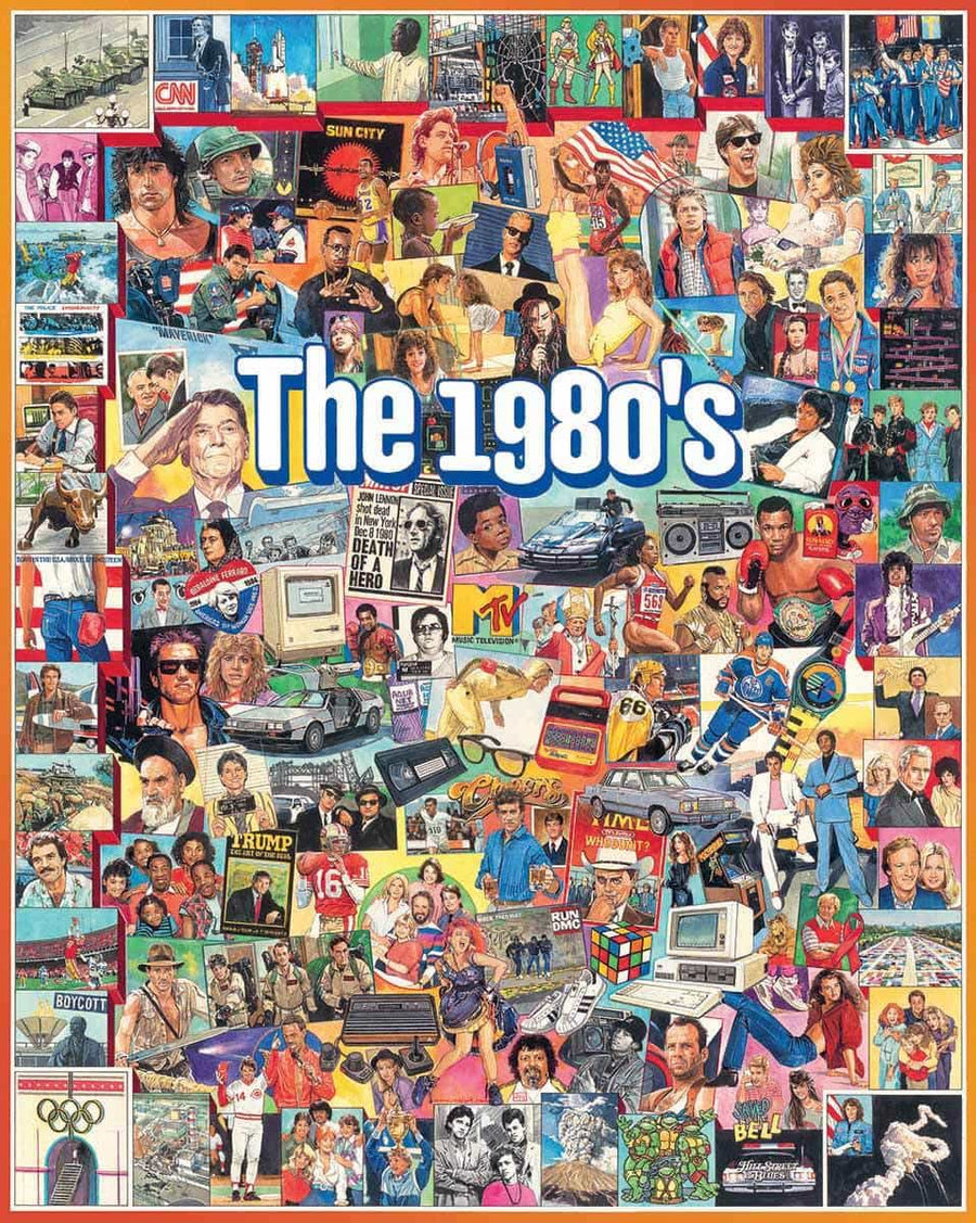 Eighties (868t) - 1000 Piece (Small 20"x27" Format)  Jigsaw Puzzle