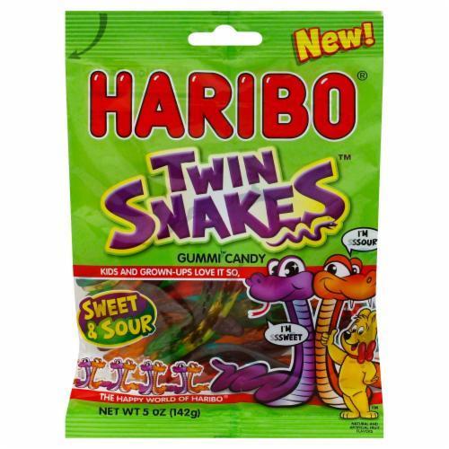 Haribo Twin Snakes, 4 oz.