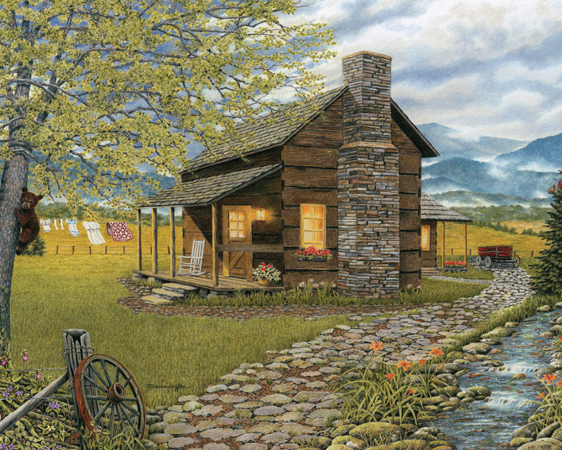 A Smoky Mountain Morning - 1000 Piece Jigsaw Puzzle