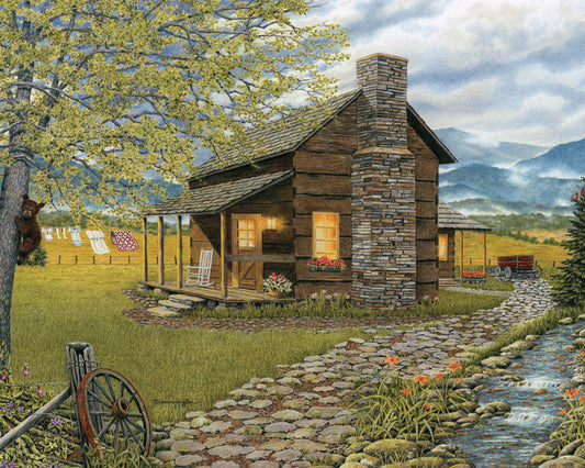 A Smoky Mountain Morning - 1000 Piece Jigsaw Puzzle