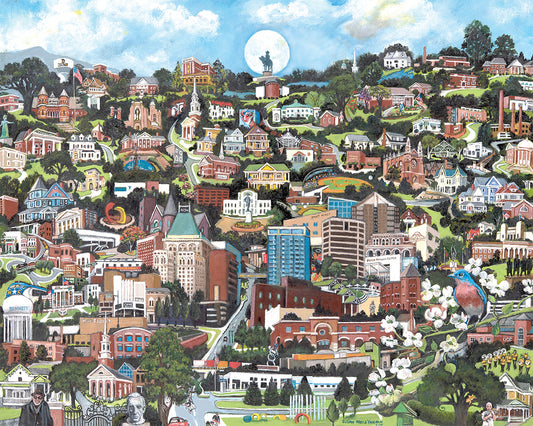Greensboro North Carolina 1000 Piece Jigsaw Puzzle