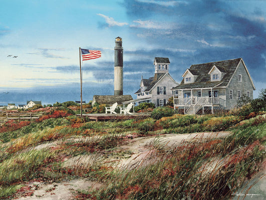 Oak Island Lighthouse - 550 Piece Jigsaw Puzzle