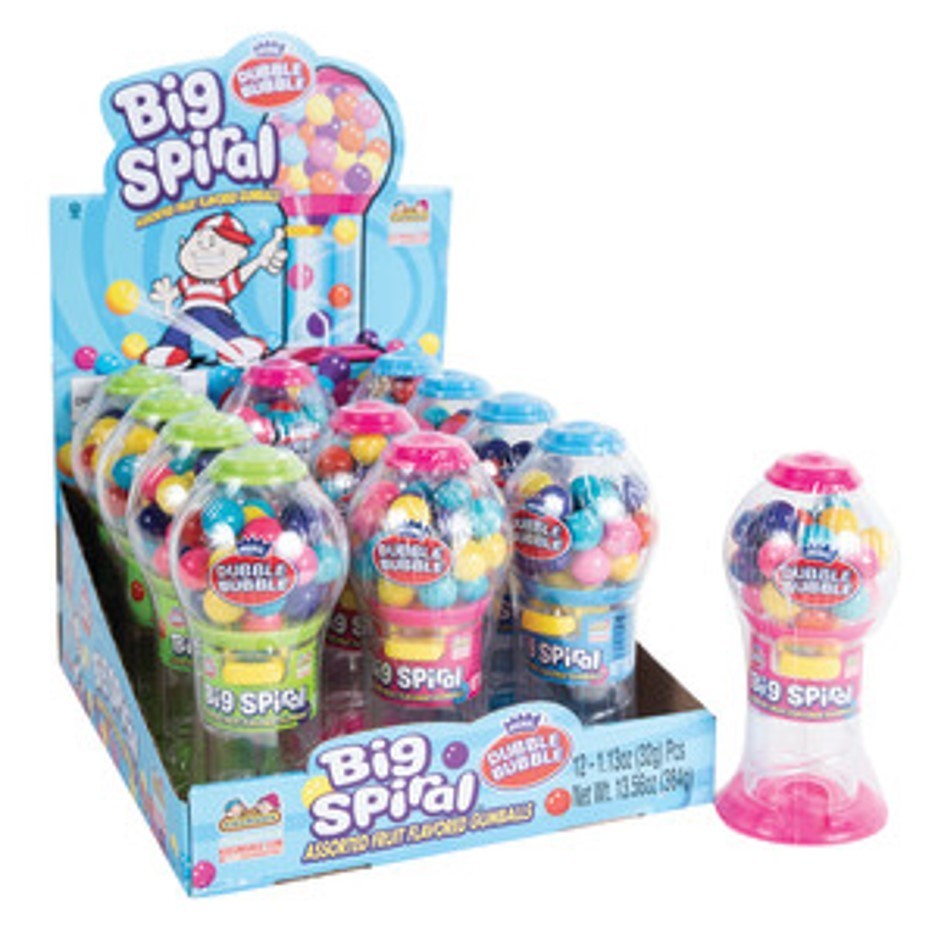 Dubble Bubble Big Spiral Gumball Machine, 1.13 oz.
