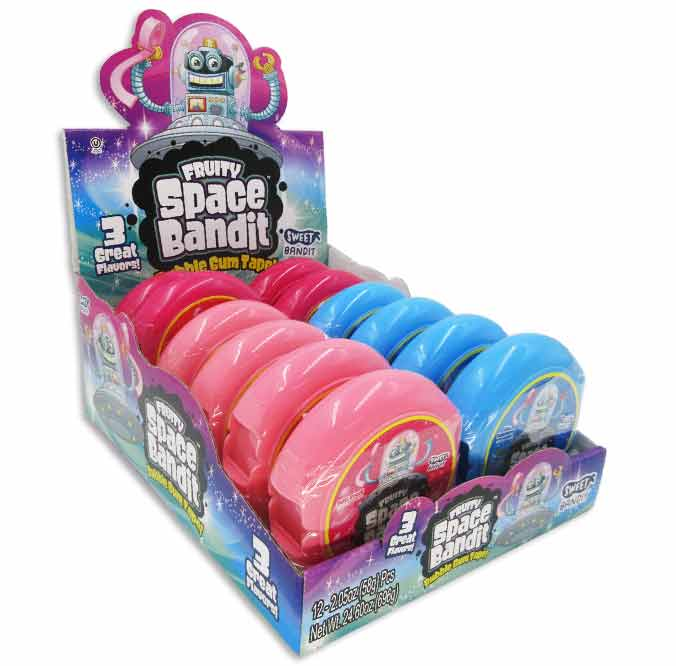 Fruity Space Bandit Bubble Gum Tape 2.05 oz.