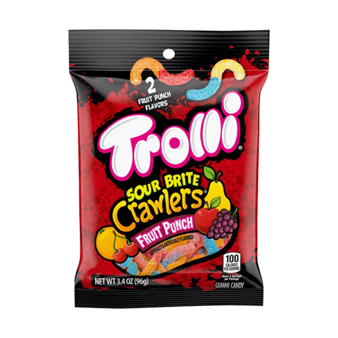 Trolli Sour Brite Crawlers Fruit Punch 3.4 oz.
