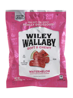 Wiley Wallaby Licorice Watermelon 4 oz.