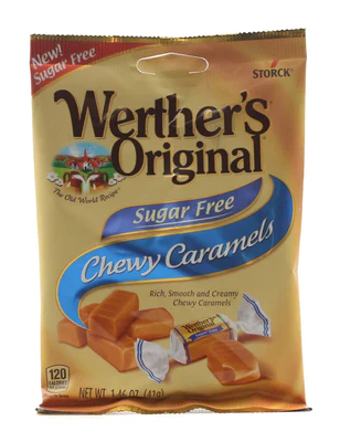 Werther's Chewy Caramel Sugar Free 1.46 oz.