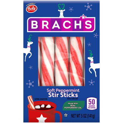 Brach's Soft Peppermint Stir Sticks 5 oz.