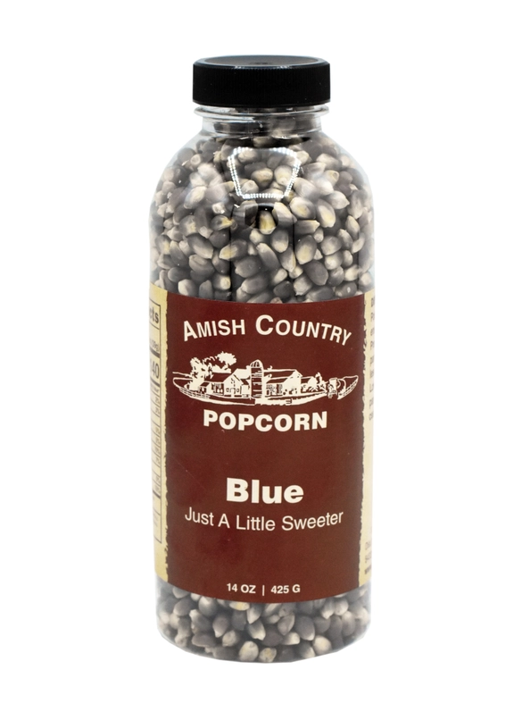 Amish Country Blue Popcorn 14 oz. Bottle