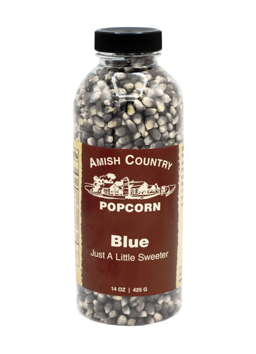 Amish Country Blue Popcorn, 14 oz. Bottle