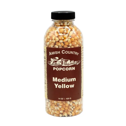 Amish Country Medium Yellow Popcorn 14 oz. Bottle