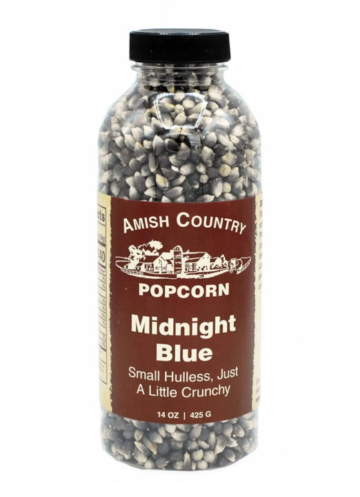 Amish Country Midnight Blue Popcorn, 14 oz. Bottle