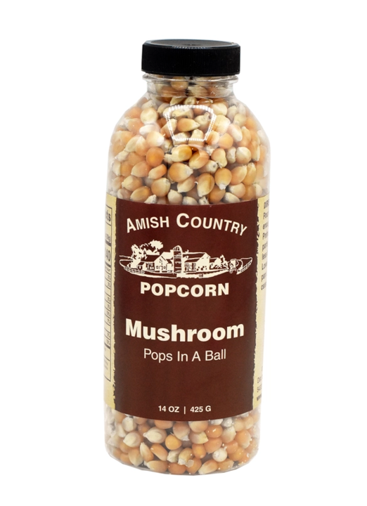 Amish Country Mushroom Popcorn 14 oz. Bottle